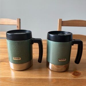 Stanley Classic Green and Black Mugs